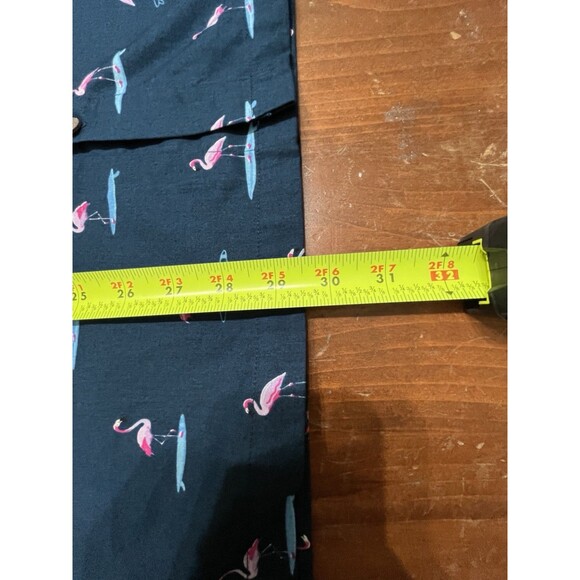 Kenny Flowers Shirt Mens Large Blue The Waka Flockers Flamingo Camp Hawaiian - Picture 10 of 14